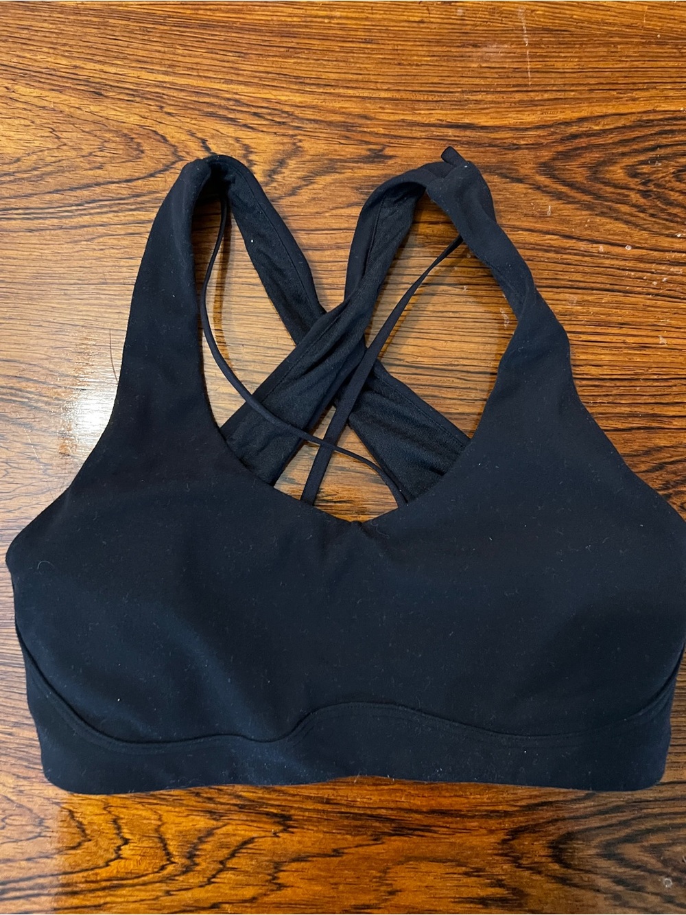 lululemon athletica Black Strappy Sports Bralette